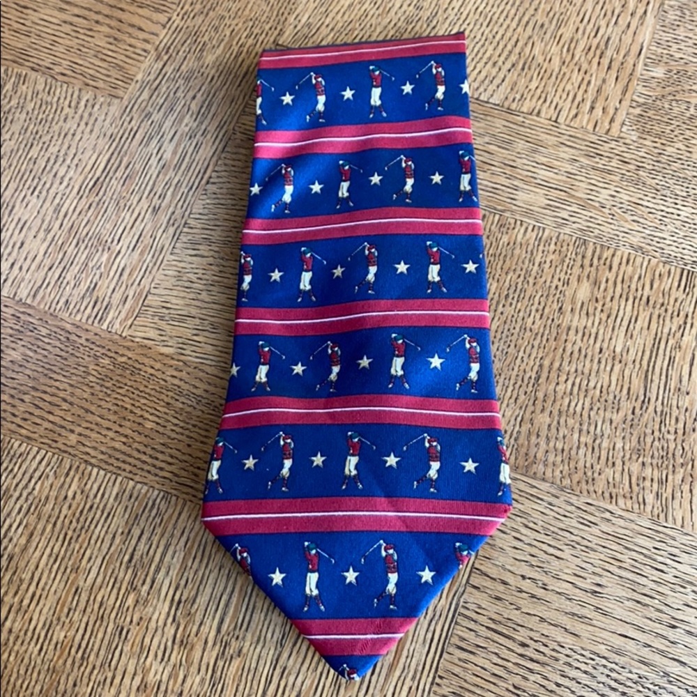 Tommy Hilfiger Patriotic Golfers Necktie